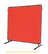 橙红色焊接防护屏